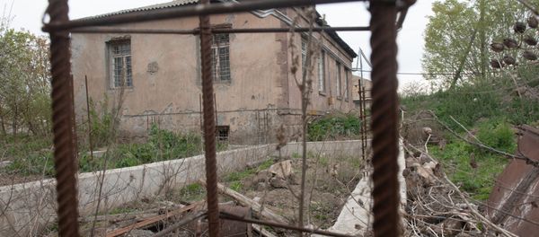 Фундамент нового здания поликлиники села Джрарат Фундамент нового здания поликлиники села Джрарат - Sputnik Արմենիա