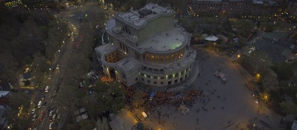 Факельное шествие в Ереване - Sputnik Արմենիա