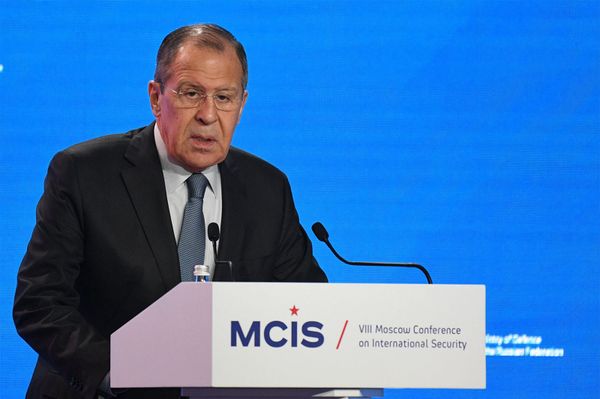Министр иностранных дел России Сергей Лавров на VIII Московской конференции по международной безопасности (24 апреля 2019). Москвa - Sputnik Армения