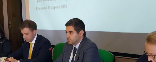 Грант Микаелян во время Конгресса евразийских СМИ (25 апреля 2019). Тверская область - Sputnik Արմենիա