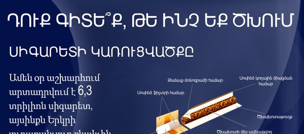 Դուք գիտե՞ք, թե ինչ եք ծխում - Sputnik Արմենիա