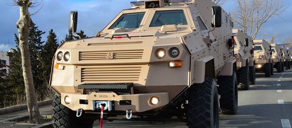Mедико-эвакуационныe бронемашиы государственного военного научно-технического центра «Дельта» - Sputnik Армения