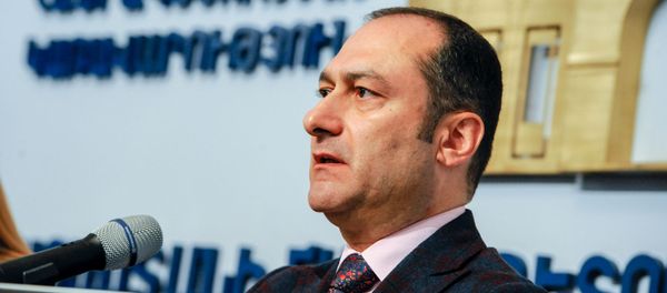 Министр юстиции Артак Зейналян на пресс-конференции (29 апреля 2019). Еревaн - Sputnik Արմենիա