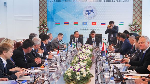 36-е совещание Координационного Совета и Координационной группы экспертов «Евразия» (апрель 2019). Душанбе - Sputnik Արմենիա