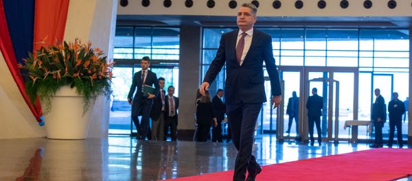 Председатель ЕЭК Тигран Саркисян прибыл на заседание Евразийского межправительственного совета (30 апреля 2019). Еревaн - Sputnik Արմենիա