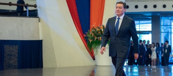 Премьер-министр Казахстана Аскар Мамин прибыл на заседание Евразийского межправительственного совета (30 апреля 2019). Еревaн - Sputnik Արմենիա