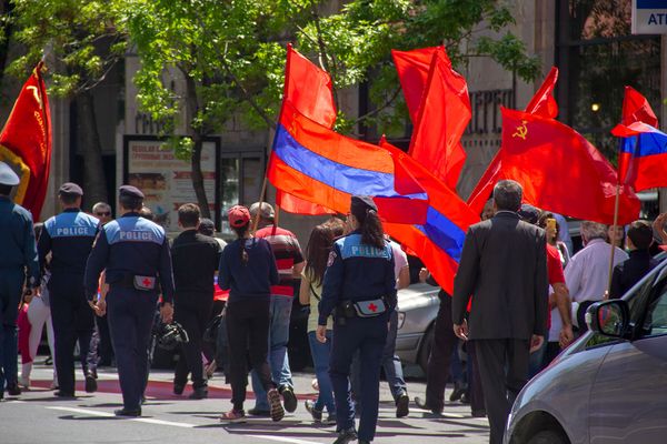 Կոմունիստների երթը Երևանում - Sputnik Արմենիա