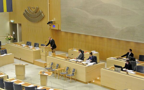 Заседание парламента Швеции по вопросу ратификации Соглашения о всеобъемлющем и расширенном партнерстве Армения-ЕС (2 мая 2019). Стокгольм - Sputnik Армения