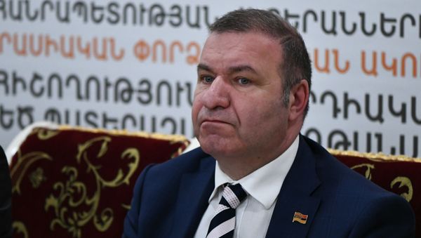 Микаел Мелкумян на конференции Память и актуальное звучание Великой Победы: 74-летие победы в Великой отечественной войне (4 мая 2019). Еревaн - Sputnik Армения