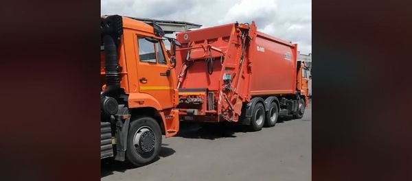 Քաղաքապետարանի ձեռքբերած 5 աղբատար ԿամԱԶ-ները արդեն Հայաստանում են - Sputnik Արմենիա