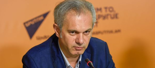 Рубен Пашинян на пресс-конференции по теме Что получится, если скрестить ИТ и туризм (6 мая 2019). Еревaн - Sputnik Армения