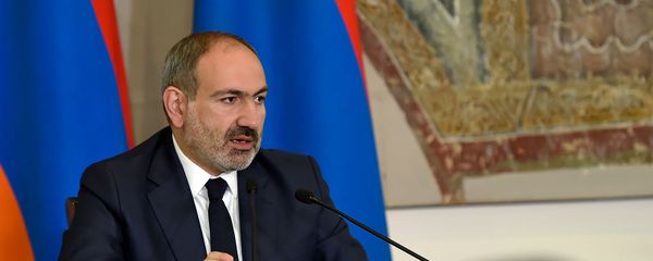 Пресс-конференция премьер-министра Никола Пашиняна по итогам первого года пребывания на посту (8 мая 2019). Еревaн - Sputnik Армения
