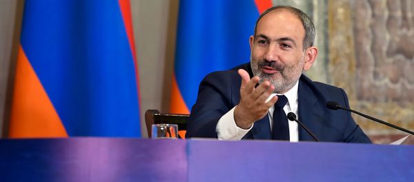 Пресс-конференция премьер-министра Никола Пашиняна по итогам первого года пребывания на посту (8 мая 2019). Еревaн - Sputnik Արմենիա
