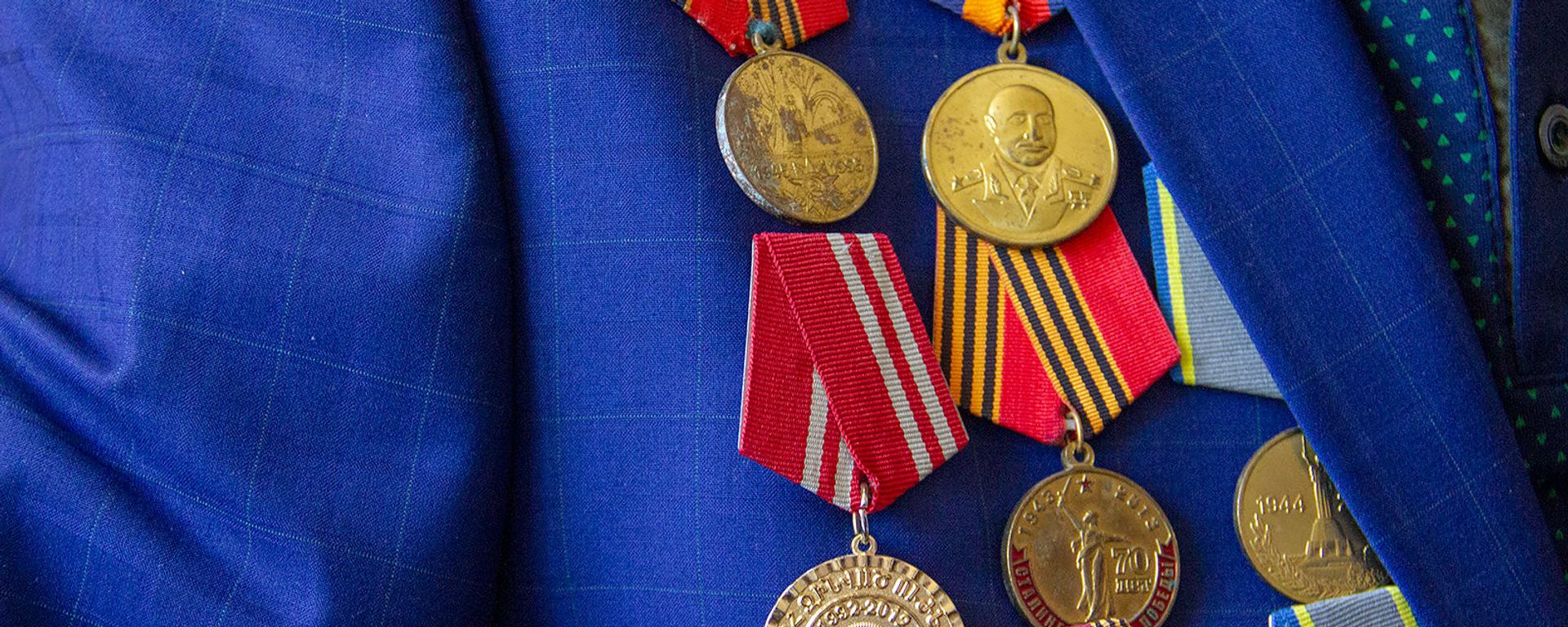 Медали ветерана Великой Отечественной войны, председатель Совета ветеранов Арташата Усика Паносяна - Sputnik Армения, 1920, 22.06.2020