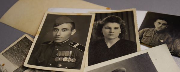 Фотографии участника Великой отечественной войны Вазрика Коркотяна и его супруги, блокадницы Ленинграда Варвары Васильевой - Sputnik Արմենիա