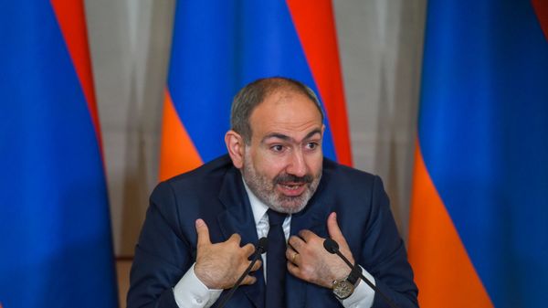 Пресс-конференция премьер-министра Никола Пашиняна по итогам первого года пребывания на посту (8 мая 2019). Еревaн - Sputnik Армения
