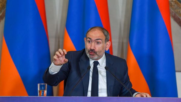 Пресс-конференция премьер-министра Никола Пашиняна по итогам первого года пребывания на посту (8 мая 2019). Еревaн - Sputnik Արմենիա