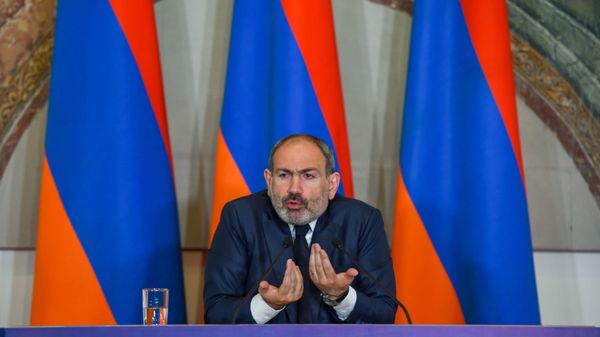 Пресс-конференция премьер-министра Никола Пашиняна по итогам первого года пребывания на посту (8 мая 2019). Еревaн - Sputnik Արմենիա