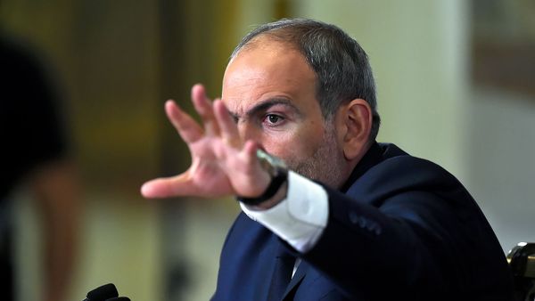 Пресс-конференция премьер-министра Никола Пашиняна по итогам первого года пребывания на посту (8 мая 2019). Еревaн - Sputnik Армения