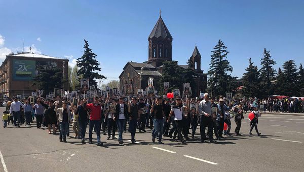 Парад Победы в Гюмри Парад Победы в Гюмри - Sputnik Արմենիա