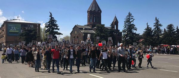 Парад Победы в Гюмри - Sputnik Արմենիա