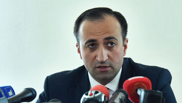 Пресс-конференция министра здравоохранения Арсена Торосяна по итогам первого года пребывания на посту (13 мая 2019). Еревaн - Sputnik Արմենիա