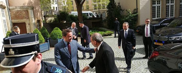 Встреча премьер-министров Армении и Люксембурга Никола Пашиняна и Ксавье Беттеля (13 мая 2019). Люксембург - Sputnik Армения