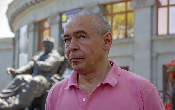 Пианист Иво Погорелич на пресс-конференции (13 мая 2019). Еревaн - Sputnik Армения