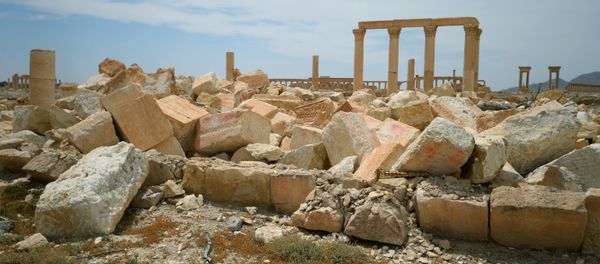 Разрушенный храм Баалшамина в исторической части Пальмиры Разрушенный храм Баалшамина в исторической части Пальмиры - Sputnik Արմենիա