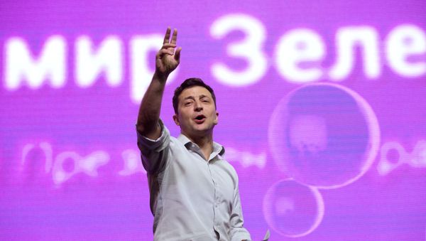 Выступление президента Украины Владимира Зеленского на iForum-2019 (23 мая 2019). Киев - Sputnik Армения