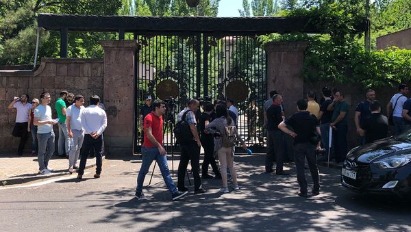 Акция протеста у здания парламента (29 мая 2019). Еревaн - Sputnik Արմենիա