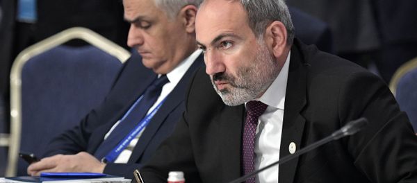 Премьер-министр Армении Никол Пашинян на заседании Высшего Евразийского экономического совета, приуроченного к пятилетию подписания Договора о Евразийском экономическом союзе (29 мая 2019). Нур-Султан - Sputnik Արմենիա
