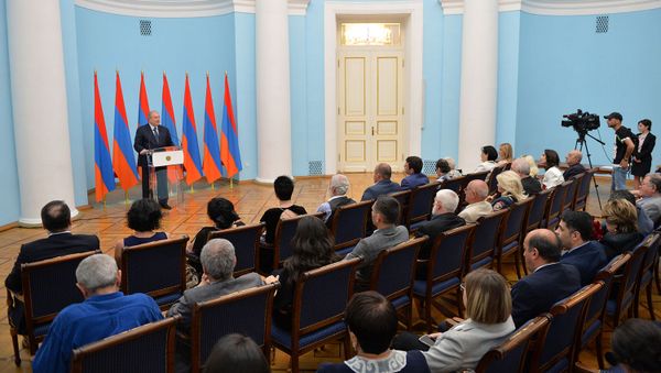 Церемония вручения гос.наград и званий (29 мая 2019). Еревaн - Sputnik Արմենիա