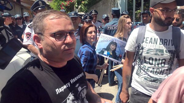Акция протеста против деятельности фонда Сороса в Армении (31 мая 2019). Еревaн - Sputnik Արմենիա