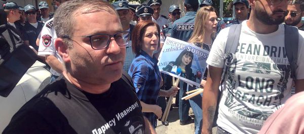 Акция протеста против деятельности фонда Сороса в Армении (31 мая 2019). Еревaн - Sputnik Արմենիա