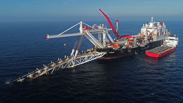 Судно на шельфе Балтийского моря по газопроводу Северный поток 2 - Sputnik Армения