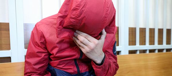 Избрание меры пресечения в Красногорском городском суде Московской области Нареку Степаняну, бармену заведения, рядом с которым убили ветерана боевых действий Никиту Белянкина (5 июня 2019). Москвa - Sputnik Армения