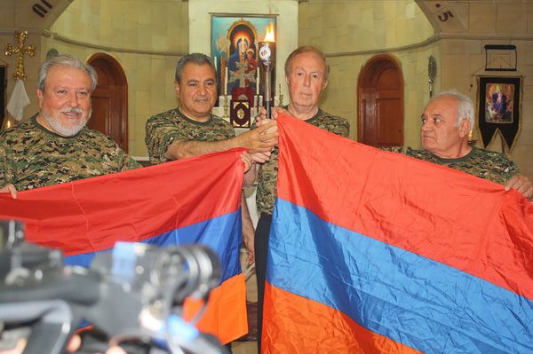 Համահայկական խաղերի ջահը վառվեց հերոսական Մուսա լեռան գագաթին Համահայկական խաղերի ջահը վառվեց հերոսական Մուսա լեռան գագաթին - Sputnik Արմենիա