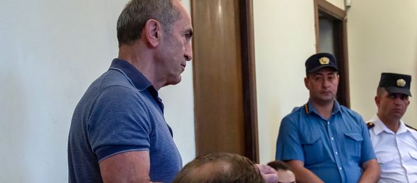 Выступление Роберта Кочаряна во время судебного заседания по делу 1 марта (14 июня 2019). Еревaн - Sputnik Армения
