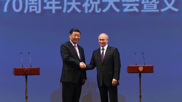 Мероприятия с участием президента РФ В. Путина в рамках государственного визита в РФ председателя КНР Си Цзиньпина - Sputnik Армения