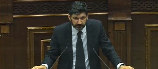 Выступление Ваге Григоряна в Парламенте (18 июня 2019). Еревaн Выступление Ваге Григоряна в Парламенте (18 июня 2019). Еревaн - Sputnik Армения