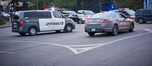 Полицейские автомобили в Тбилиси - Sputnik Армения