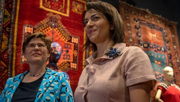Анна Акопян на открытии Fashion Forum Yerevan (25 июня 2019). Еревaн - Sputnik Армения