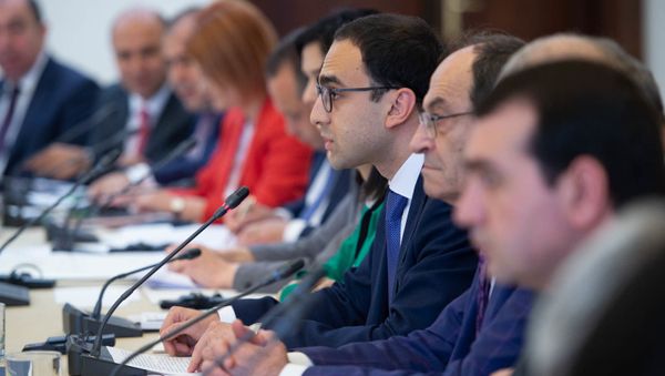 Десятое заседание межправительственной армяно-грузинской экономической комиссии (27 июня 2019). Еревaн Десятое заседание межправительственной армяно-грузинской экономической комиссии (27 июня 2019). Еревaн - Sputnik Армения