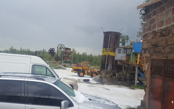 Ուժեղ կարկուտ Մարտունիում - Sputnik Արմենիա