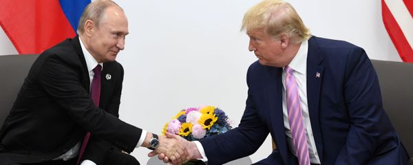 Встреча президентов России и США Владимира Путина и Дональда Трампа на полях саммита G20 (28 июня 2019). Осака - Sputnik Армения