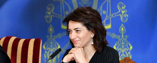 Анна Акопян на открытии Всеармянского собрания армянской прессы (2 июля 2019). Антилиас - Sputnik Армения