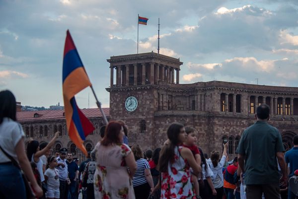 Праздничное шествие в центре столицы (5 июля 2019). Еревaн - Sputnik Армения