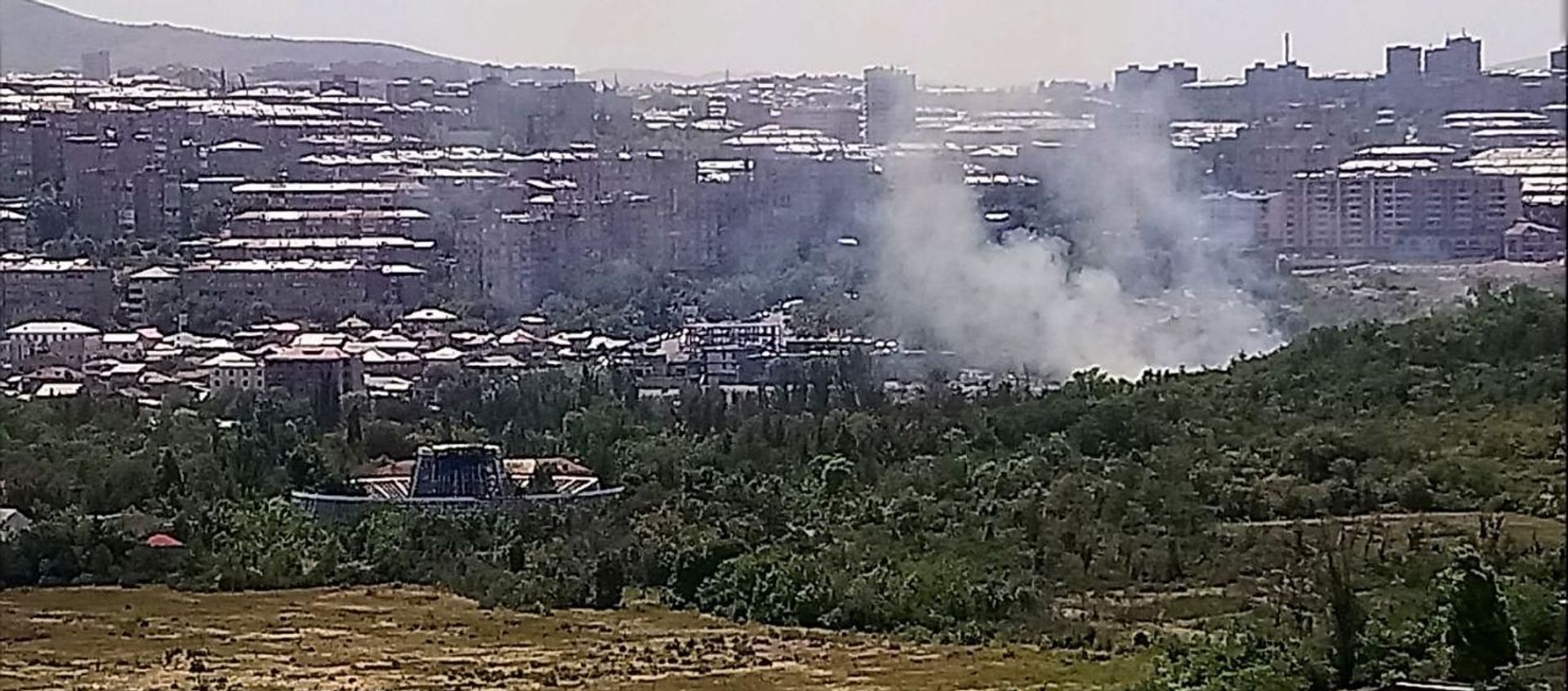 Пожар в Ботаническом саду (13 июля 2019). Ереван - Sputnik Արմենիա, 1920, 24.08.2021