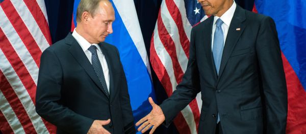 Президенты России и США Владимир Путин и Барак Обама - Sputnik Армения